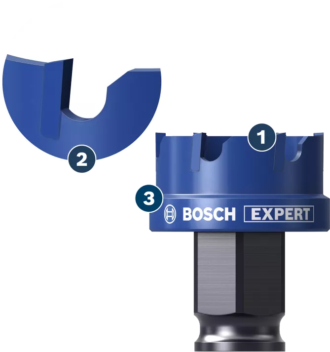 Expert Sheet Metal Pc Plus Hole Saw Bosch Professional