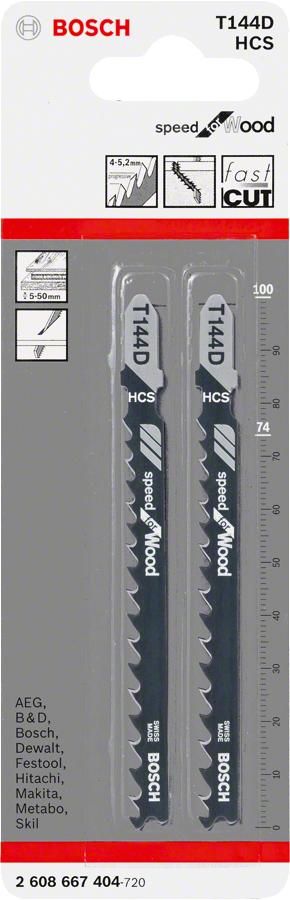 T D Speed For Wood Jigsaw Blade Bosch Professional