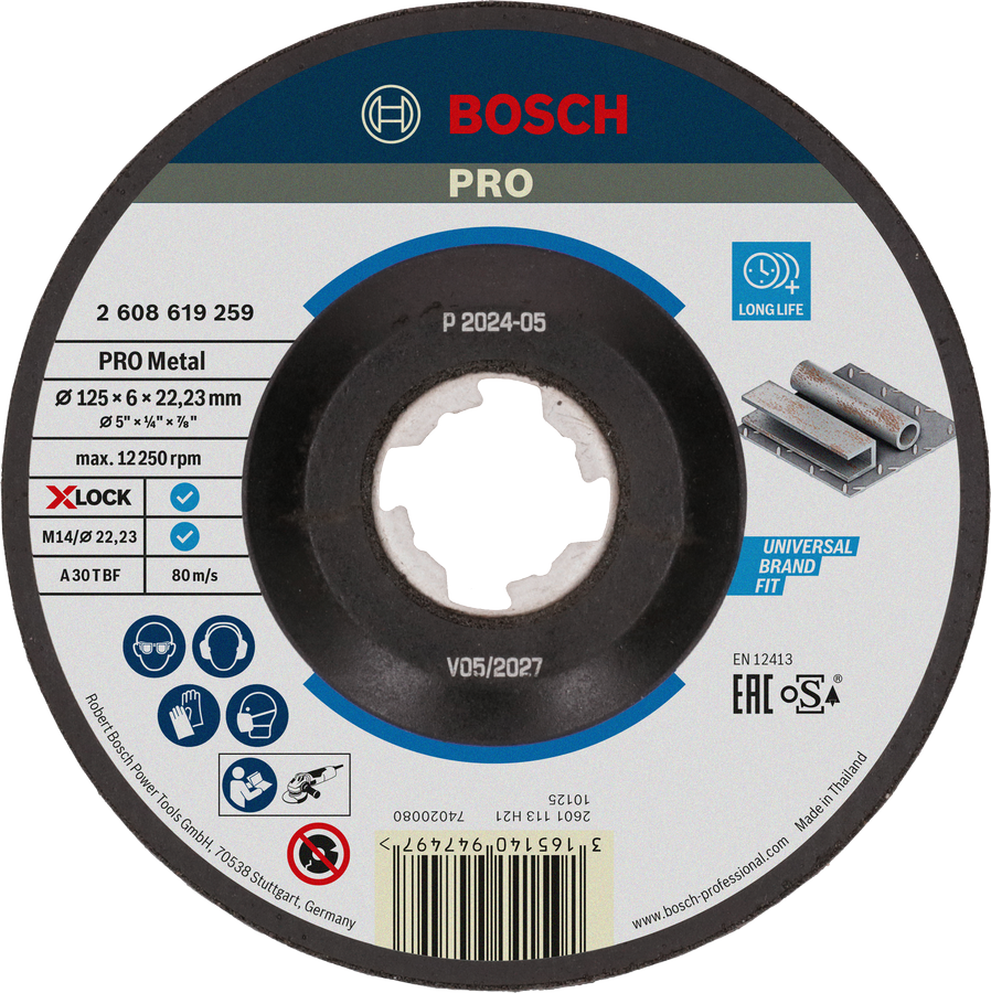 Disco De Desbaste Abrasivo PRO Metal Bosch Professional