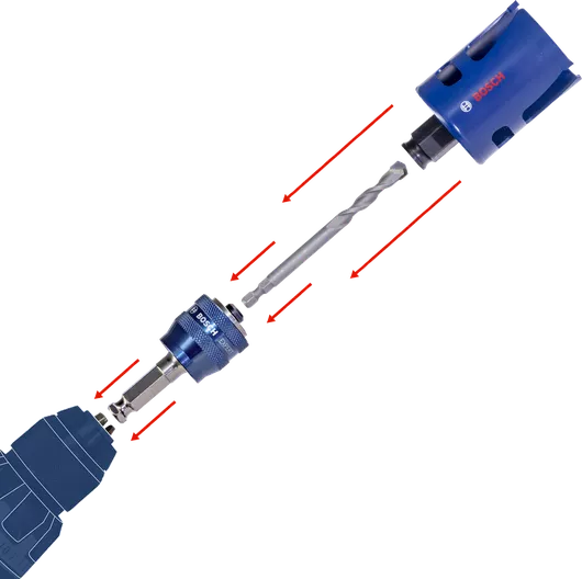 EXPERT Tough Material Hole Saw Sets Bosch Professional