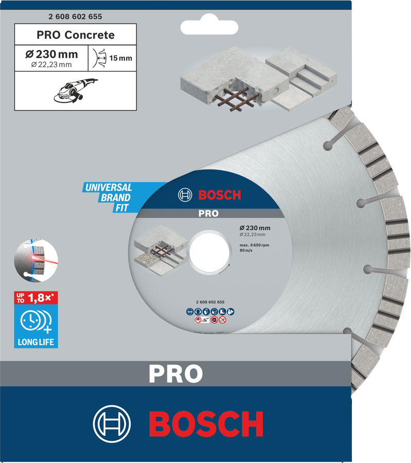 Diamantna rezalna plošča PRO Concrete Bosch Professional