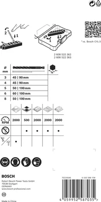 طقمُ EXPERT HEX-9 Multi Construction للموادِ المتعددةِ