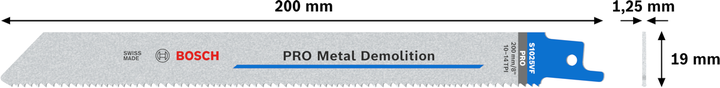 شفرة التقطيع PRO Metal Demolition S1025VF