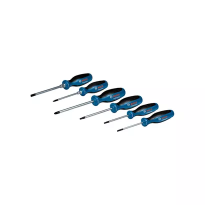 Screwdriver Set 6pc SL/PH/PZ/TX