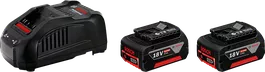 2 batteries GBA 18V 6.0Ah + GAL 1880 CV