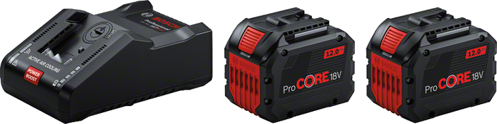 2 batteries ProCORE18V 12.0Ah + GAL 18V-160 C