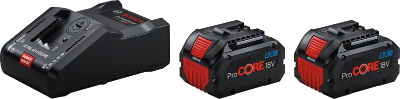 2 batteries ProCORE18V 8.0Ah + GAL 18V-160 C