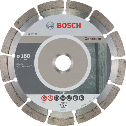 Bosch Profesional 1 disco de corte de diamante multimaterial (Ø 4.528 in,  accesorios amoladora angular)