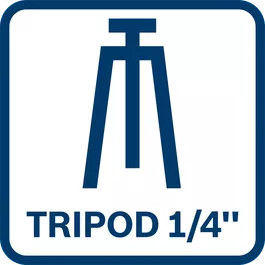 Trípode compatible 1/4" 