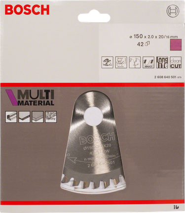 Material Multi Kreissägeblatt Bosch Professional -