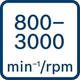  Leerlaufdrehzahl 800 – 3.000 min⁻¹