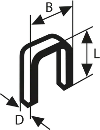 Schmalrückenklammer, Typ 55