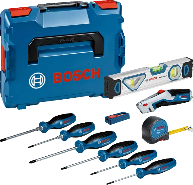 Combo Schraubendrehern Handwerkzeugen, und verschiedenen mit Set | Kit Bosch 19-tlg. Professional