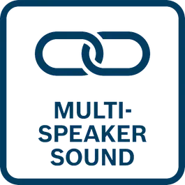  Multi-Lautsprecher-System ermöglicht das Streamen und Teilen von Musik über Bluetooth für eine einzigartige Musikerfahrung mit mehreren kompatiblen Geräten.