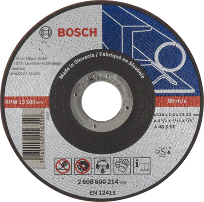 Bosch Accessories 2608600543 Disque à tronçonner - Expert for Metal en  Acier plat (⌀ 355 mm, alésage 25.40 mm, épaisseur 2.8 mm), 1 pièce