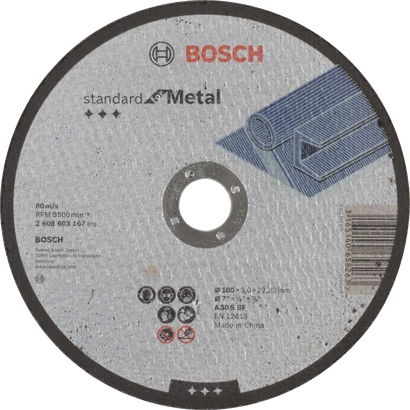 Disque à tronçonner métal acier 400x3,2mm Bosch - Achat Disque à tronçonner