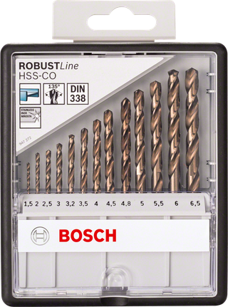 Bosch 2608587015 Coffret de forets à métaux rect…