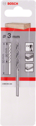 Mèche hélicoïdale à bois SP, Ø : 13 mm, Ø de queue 10 mm, Long