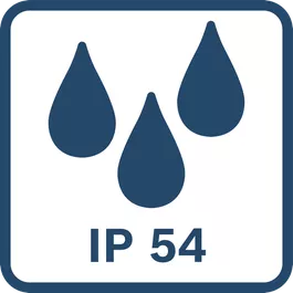 IP 54 - Protection contre les poussières et les projections d’eau 