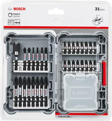 Tournevis à cliquet Bosch - 12 embouts