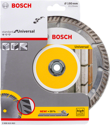 Bosch Disque à tronçonner diamanté Standard for Universal 180 x 22,23 x 2,4  x 10 mm