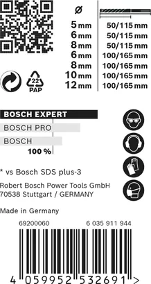 Coffret EXPERT SDS plus-7X