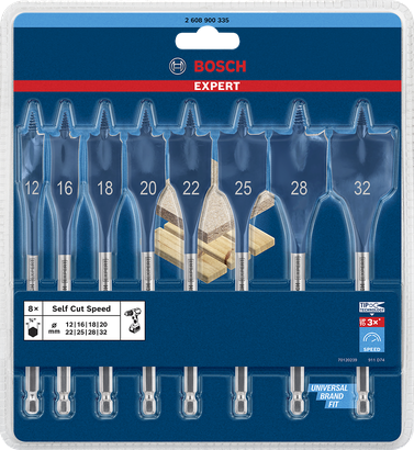 Coffrets de mèches plates EXPERT Self Cut Speed - Bosch Professional