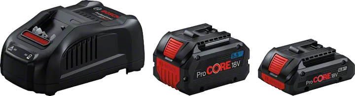 1 batterie ProCORE18V 4.0Ah + 1 batterie ProCORE18V 5.5Ah + chargeur GAL 1880 CV