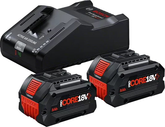 2 batteries ProCORE18V+ 8.0Ah + GAL 18V-160