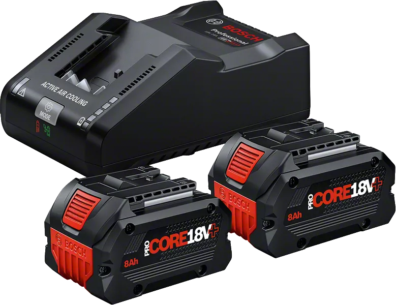 2 batteries ProCORE18V+ 8.0Ah + GAL 18V-160