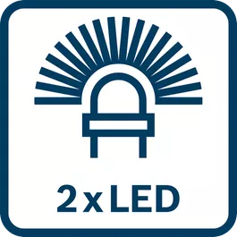  L’outil dispose de deux LED