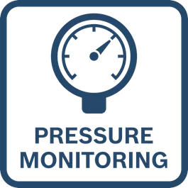  Surveillance automatique de pression ; pour plus de sécurité et des résultats fiables de grande qualité