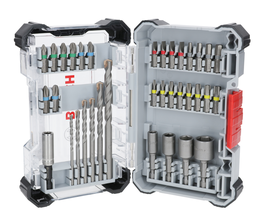 Coffret de forets CYL-3 et embouts de vissage Extra Hard, 35 pièces