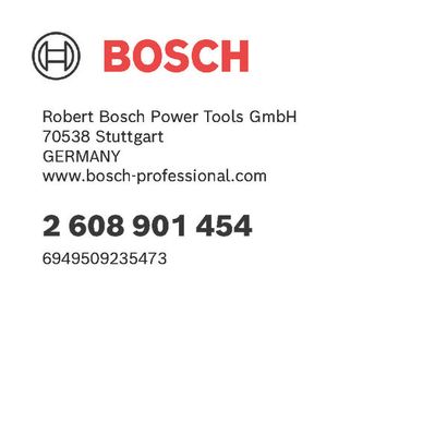 Bosch logo, Postal address, Electronic address, Safety icons