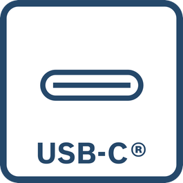 USB-C®-aansluiting voor flexibele laadopties 