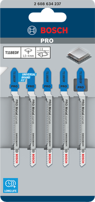 PRO Metal curve T118EOF