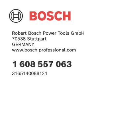 Bosch logo, Postal address, Electronic address, Safety icons