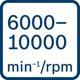  Скорост в минута 6000-10000