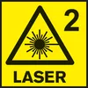 Laseriklass 2 Laseriklass mõõteriistadel.