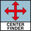 Centre Finder Visual direction guidance for precise locating of the object?s centre