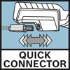 Quick Connector Quick and easy removal of the cable due to Quick-Connector Technology