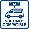 Γρήγορη φόρτωση και ασφαλής οδήγηση Το δοκιμασμένο στο γερμανικό TÜV σύστημα εξοπλισμού οχημάτων από τη SORTIMO ταιριάζει τέλεια και χωρίς κάποιον προσαρμογέα