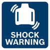 Fonction avertissement de chocs déclenchant une alarme quand l’appareil a bougé ou s’est déplacé 
