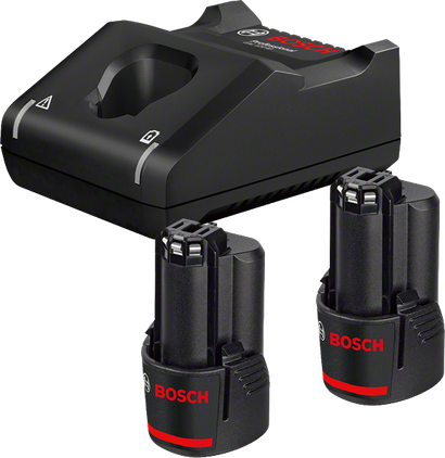 2 x GBA 12V 3.0Ah Professional | Bosch GAL 12V-40 Starter-Set 