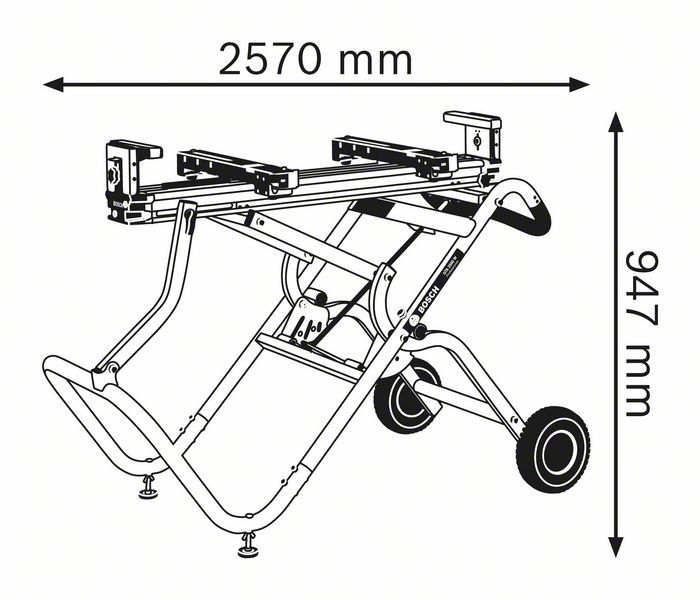 Gta 2500 W Saw Stand Bosch Professional