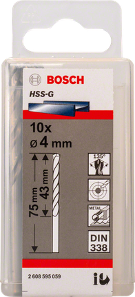 Broca metal Bosch HSS-G 13mm 5und - Aritrans Venta Online - Herramientas  para su próximo proyecto