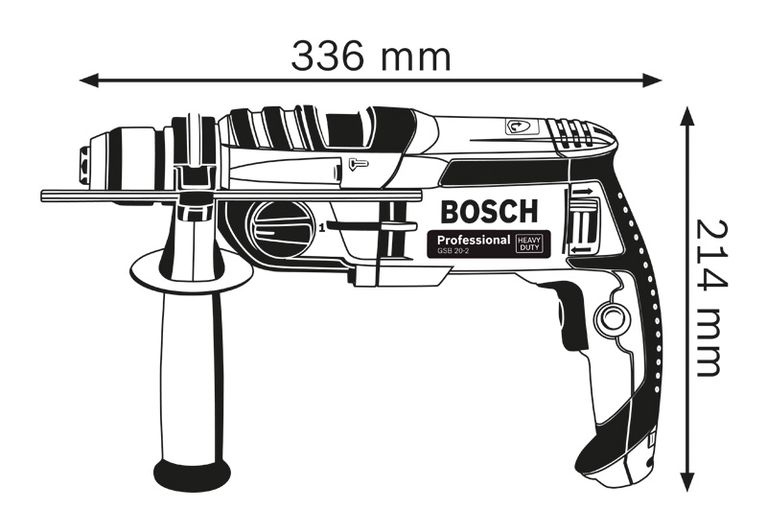 Taladro percutor profesional Bosch GSB 18-2 RE