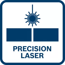 Ajuste rápido graças à projeção laser da linha de corte