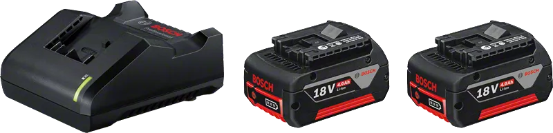 2 baterias GBA 18V 4.0Ah + carregador bivolt GAL18V-20