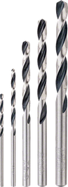 5-tlg. HSS-Spiralbohrer-Set PointTeQ